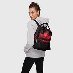 Рюкзак женский Стая ворон, цвет: 3D-принт — фото 2