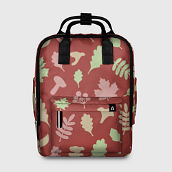 Женский рюкзак Осень - бордовый 3