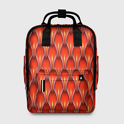 Рюкзак женский Шкура красного дракона, цвет: 3D-принт
