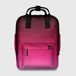 Рюкзак женский Розово-малиновый градиент, цвет: 3D-принт