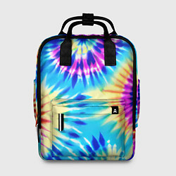 Рюкзак женский Красочная композиция - тай-дай, цвет: 3D-принт