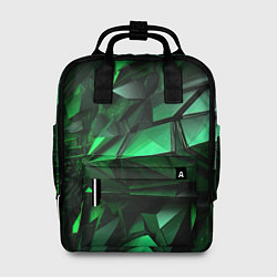 Женский рюкзак Green abstract