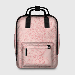 Рюкзак женский Розовые каракули дудл, цвет: 3D-принт
