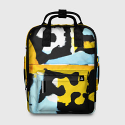 Рюкзак женский Абстрактная композиция, цвет: 3D-принт