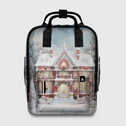 Рюкзак женский Звездное кружево новогодней ночи, цвет: 3D-принт