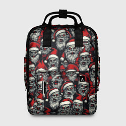 Рюкзак женский Плохой Санта Клаус, цвет: 3D-принт