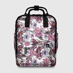 Женский рюкзак Карпы кои и лилии