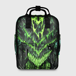 Рюкзак женский Green slime, цвет: 3D-принт