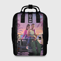 Рюкзак женский ГТА 6, цвет: 3D-принт
