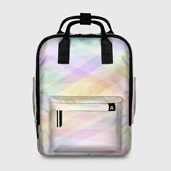 Рюкзак женский Цветные полупрозрачные полосы, цвет: 3D-принт