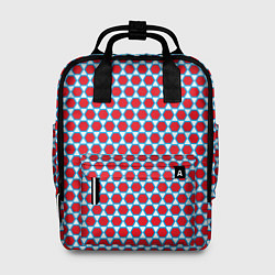 Рюкзак женский Вишнёвый многогранник, цвет: 3D-принт