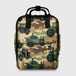 Женский рюкзак Трактора камуфляжный паттерн