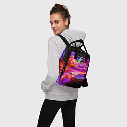 Рюкзак женский Counter Strike - neon glow, цвет: 3D-принт — фото 2