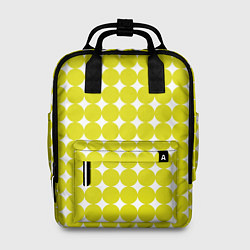 Женский рюкзак Ретро темно желтые круги