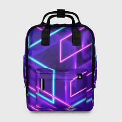 Рюкзак женский Neon Geometric, цвет: 3D-принт