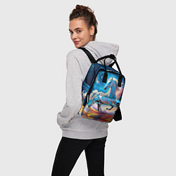 Рюкзак женский Космический скакун, цвет: 3D-принт — фото 2