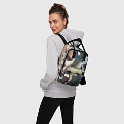 Рюкзак женский Камуфляж милитари, цвет: 3D-принт — фото 2