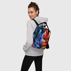 Рюкзак женский Два огня, цвет: 3D-принт — фото 2