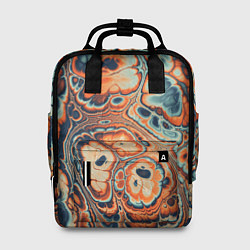 Рюкзак женский Абстрактный разноцветный узор, цвет: 3D-принт