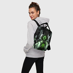 Рюкзак женский Зеленый луч, цвет: 3D-принт — фото 2
