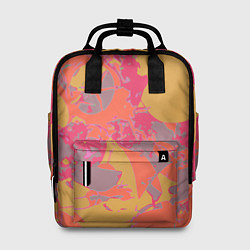 Женский рюкзак Цветной яркий камуфляж