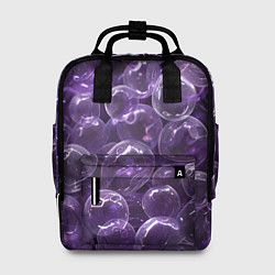 Женский рюкзак Фиолетовые пузыри