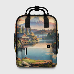 Женский рюкзак Спокойный рассвет над японским горизонтом