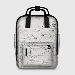 Рюкзак женский Каракули, цвет: 3D-принт