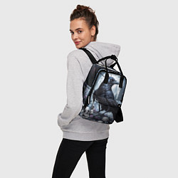 Рюкзак женский Ворон некромант, цвет: 3D-принт — фото 2
