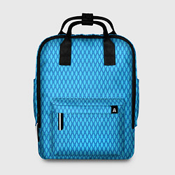 Рюкзак женский Паттерн яркий сине-голубой, цвет: 3D-принт