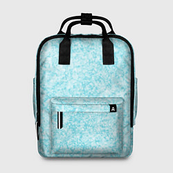 Рюкзак женский Светлый бело-голубой текстура, цвет: 3D-принт