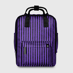 Женский рюкзак Полосатый яркий фиолетовый