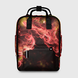 Рюкзак женский Адское пламя инферно - inferno flame, цвет: 3D-принт