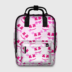 Рюкзак женский Marshmello pink colors, цвет: 3D-принт