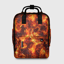 Рюкзак женский Текстура элементаля огня, цвет: 3D-принт