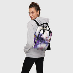 Рюкзак женский Хаотичные мазки краски, цвет: 3D-принт — фото 2