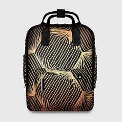 Женский рюкзак Узоры в форме сот с огненным переливом