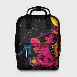 Рюкзак женский Psychedelic abstract art, цвет: 3D-принт