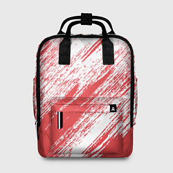 Женский рюкзак The color is white and red