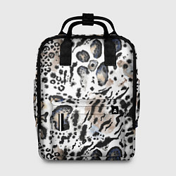 Женский рюкзак Пятна леопарда абстрактные