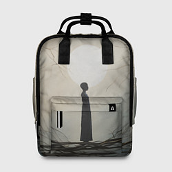 Рюкзак женский Минималистичный сюрреализм, цвет: 3D-принт