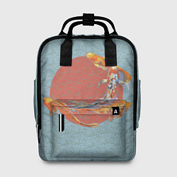 Рюкзак женский Рыба карпы кои, цвет: 3D-принт