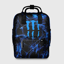 Рюкзак женский Monster energy искры дымы, цвет: 3D-принт