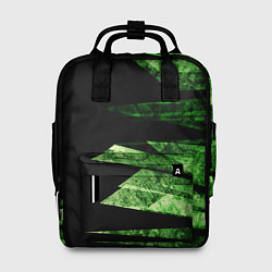 Рюкзак женский Color green black, цвет: 3D-принт