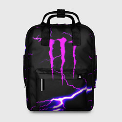 Рюкзак женский Monster energy neon storm, цвет: 3D-принт
