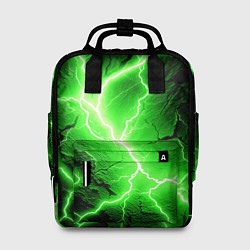 Женский рюкзак Color green black