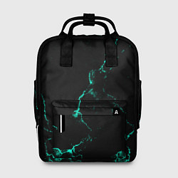 Женский рюкзак Color black turquoise