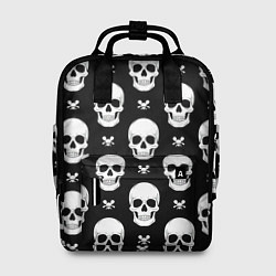 Рюкзак женский Черепной фон, цвет: 3D-принт