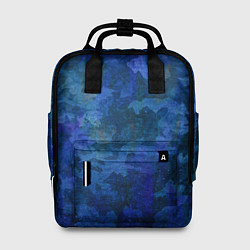 Женский рюкзак Абстракция - blue uniform camouflage