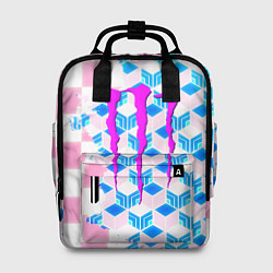 Рюкзак женский Monster energy neon anime, цвет: 3D-принт